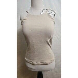 Ogl Eco Skin Kiss Tie Back Brami Tank Top Size Large Beige